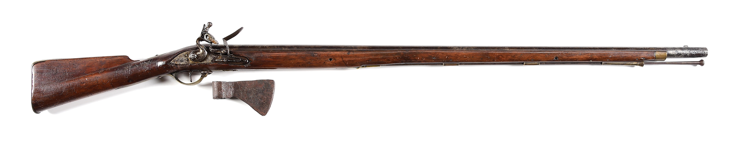 (A) MARYLAND COMMITTEE OF SAFETY TYPE MUSKET AND BELT AX HEAD ATTRIBUTED TO THOMAS EWING.