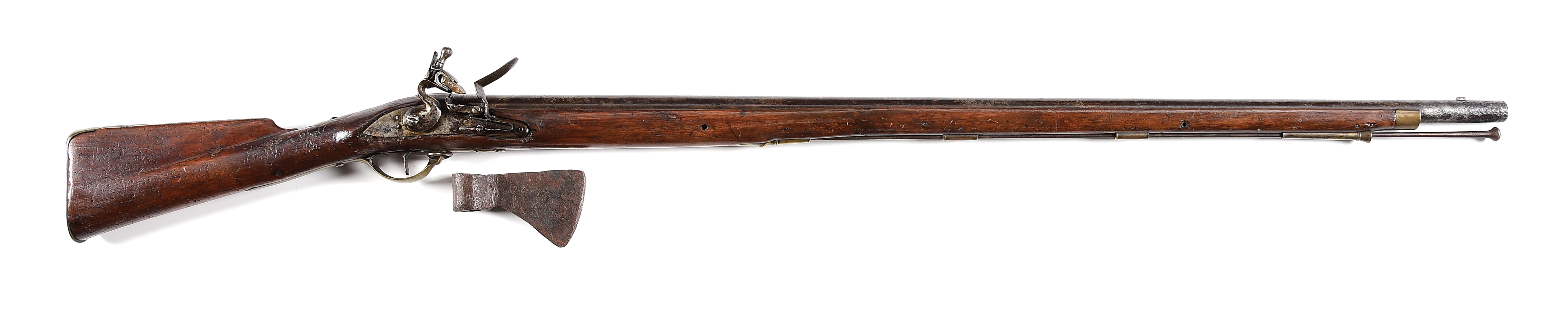 (A) MARYLAND COMMITTEE OF SAFETY TYPE MUSKET AND BELT AX HEAD ATTRIBUTED TO THOMAS EWING.