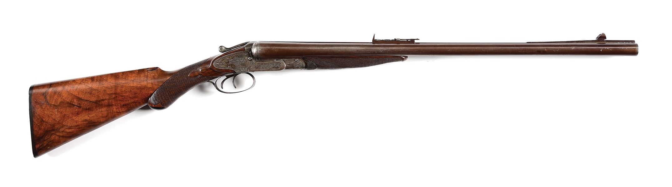 (A) EXTREMELY RARE CHARLES W. SNEIDER DOUBLE RIFLE.