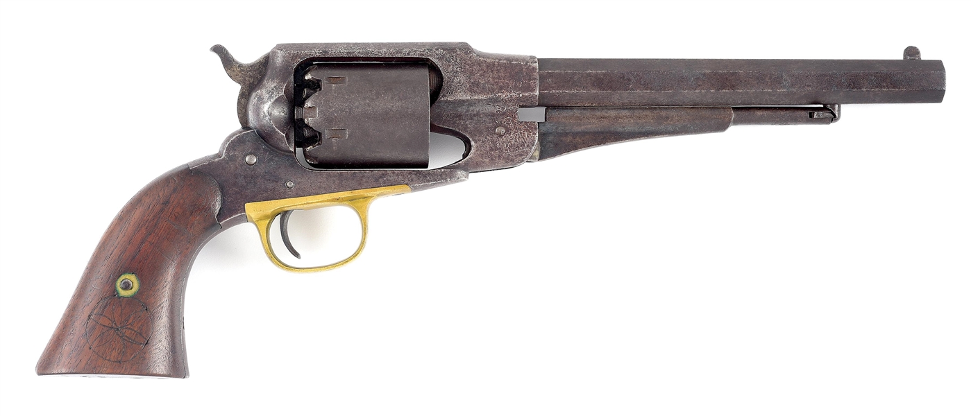 (A) REMINGTON NEW MODEL REVOLVER OF CAPTAIN JOHN WILLIAMS, CONFEDERATE PRIVATEER AND TENDER TO THE IRONCLAD TENNESSEE.