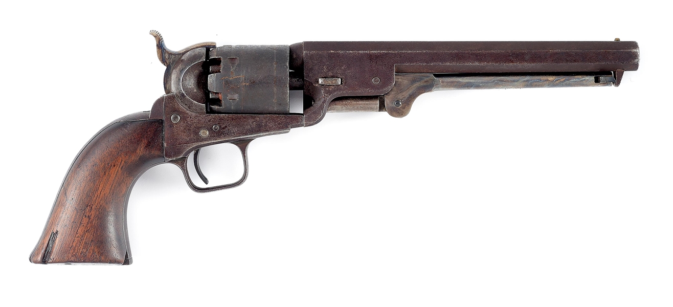 (A) COLT 1851 NAVY REVOLVER INSCRIBED TO WILLIAM RYAN, ZARVONA ZOUAVES AND 3RD VIRGINIA CAVALRY, CAPTURED DURING GETTYSBURG CAMPAIGN.