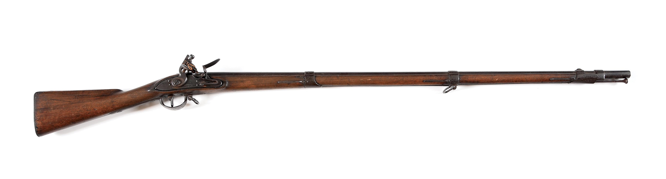 (A) MARYLAND STATE PROCURED US M1808 STYLE FLINTLOCK MUSKET WITH GHRISKEY MARKED LOCK.
