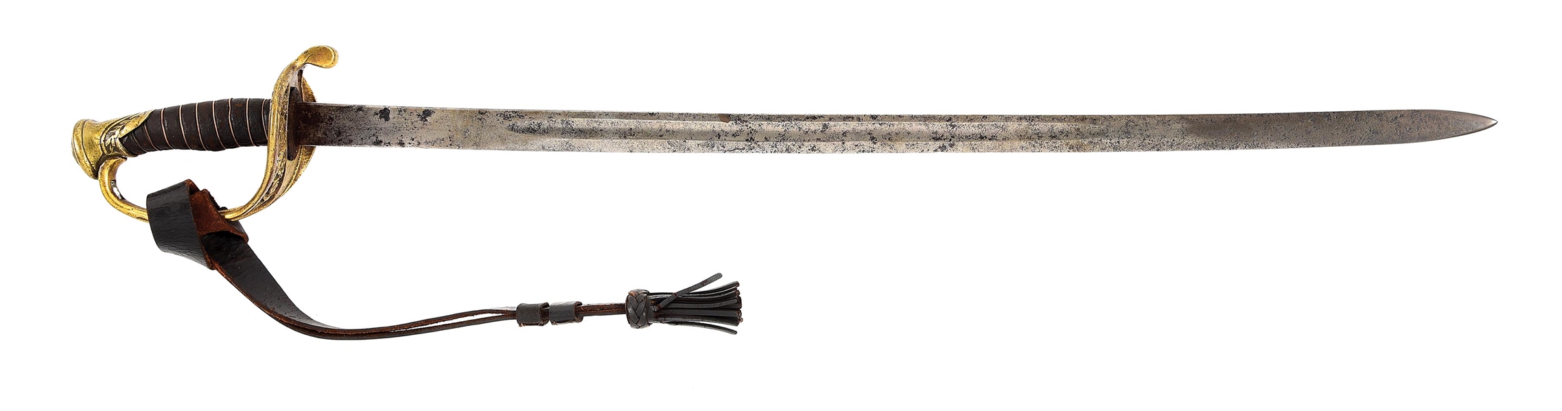 BOYLE & GAMBLE OFFICERS SWORD OF CAPTAIN WILLIAM INDEPENDENCE RASIN, COMPANY E, 1ST MARYLAND, CSA.
