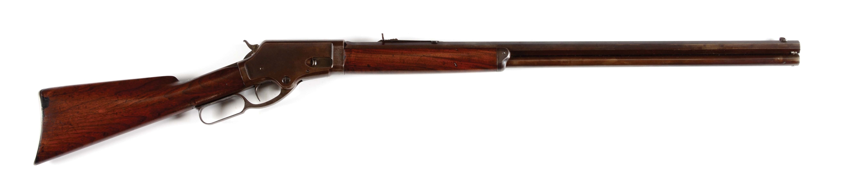 (A) RARE 1ST MODEL REBATED FRAME MARLIN MODEL 1881 LEVER ACTION RIFLE.