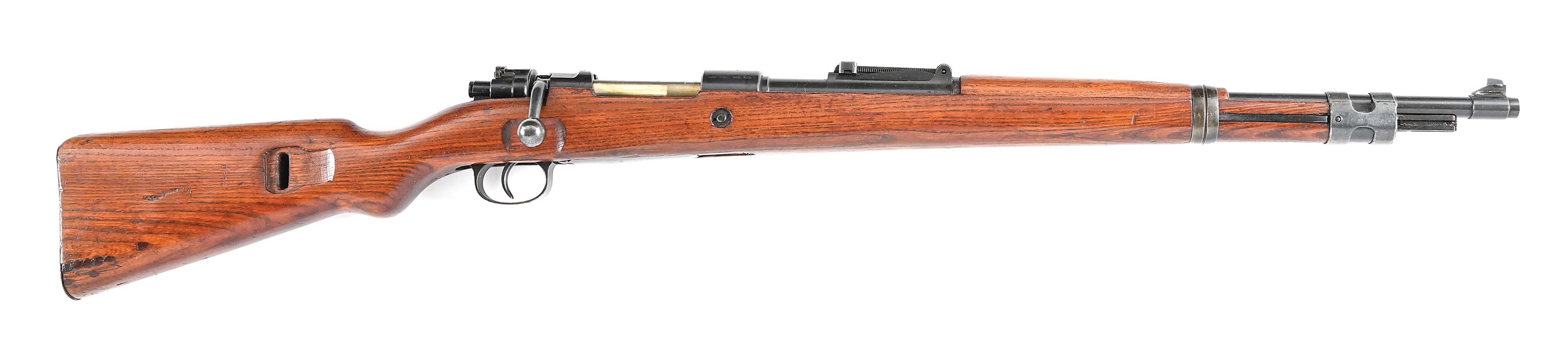 (C) EXTREMELY UNUSUAL GERMAN WWII STEYR "BNZ/41" CODE K98K BOLT ACTION RIFLE.