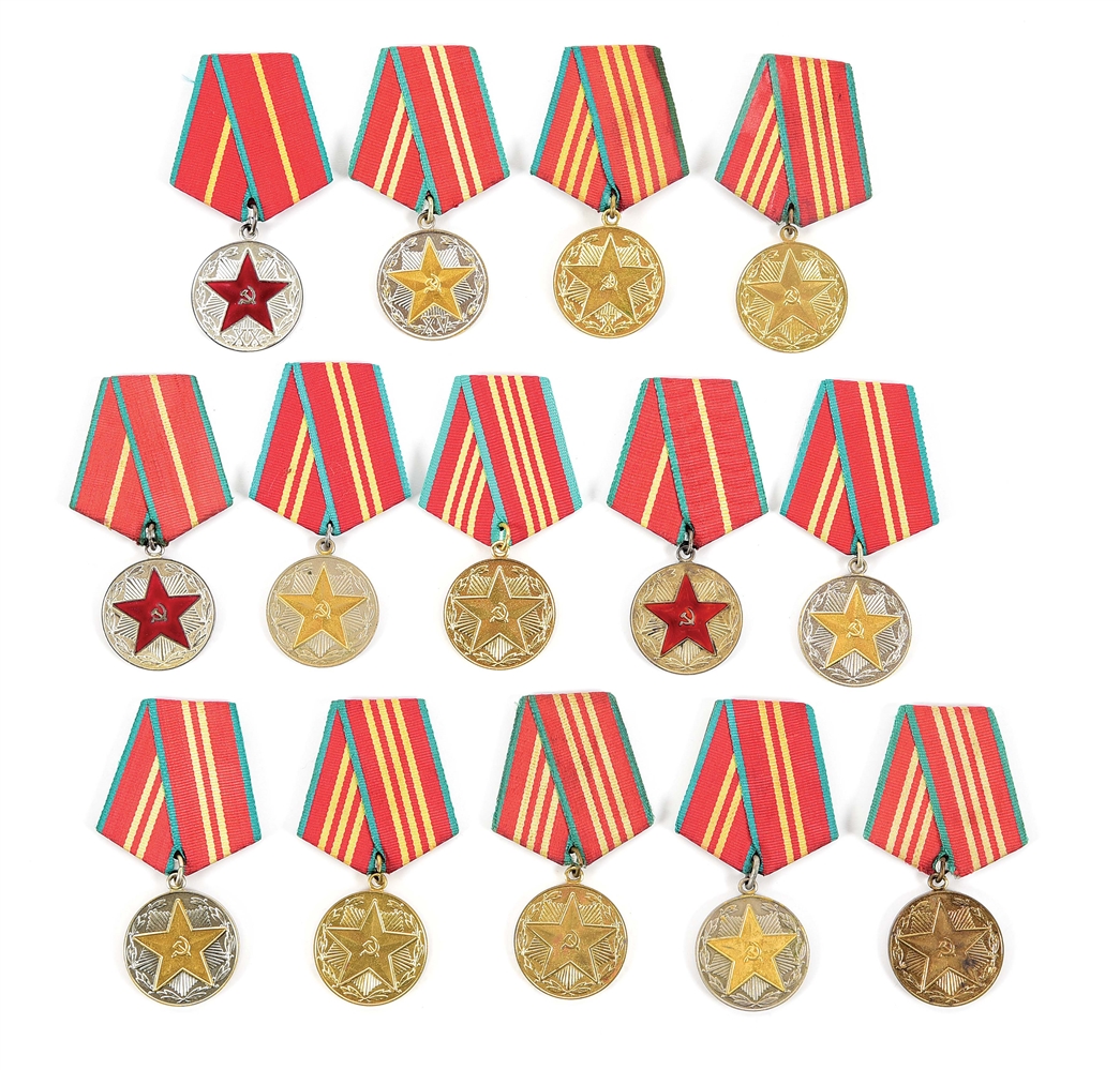 LOT OF 14: SOVIET RECOGNITION OF SERVICE ORDERS.