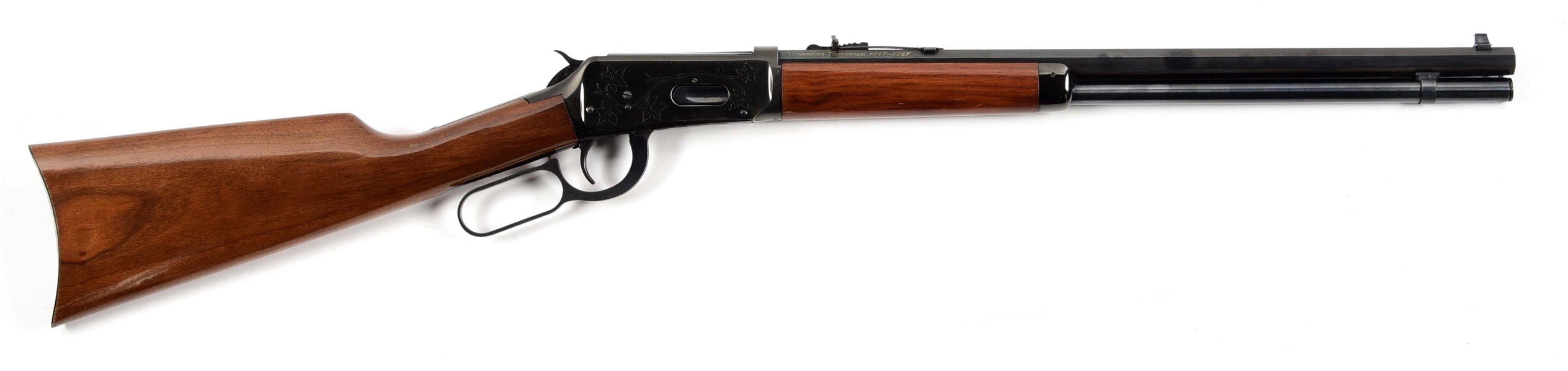 (C) WINCHESTER MODEL 94 CANADIAN CENTENNIAL LEVER ACTION RIFLE