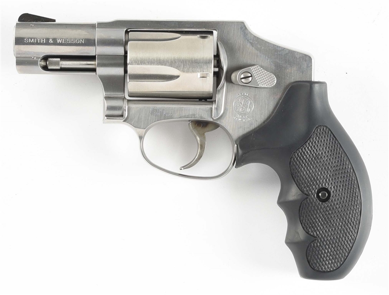 (M) SMITH & WESSON MODEL 640-1 DOUBLE ACTION HAMMERLESS REVOLVER WITH MATCHING FACTORY CASE.