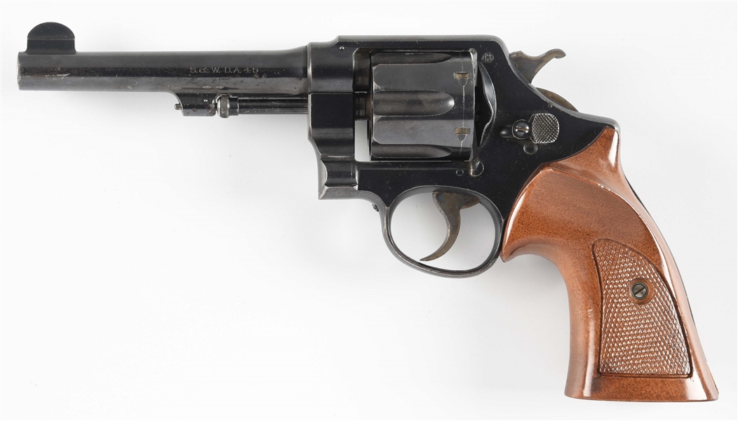 (C) SMITH & WESSON U.S. ARMY MODEL 1917 DOUBLE ACTION REVOLVER.
