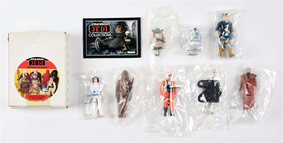 VERY RARE STAR WARS RETURN OF THE JEDI 8-PACK HEROES CATALOG MAILER.