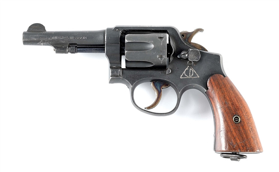 (C) U.S. NAVY & CIVIL DEFENSE MARKED SMITH & WESSON VICTORY MODEL DOUBLE ACTION REVOLVER.