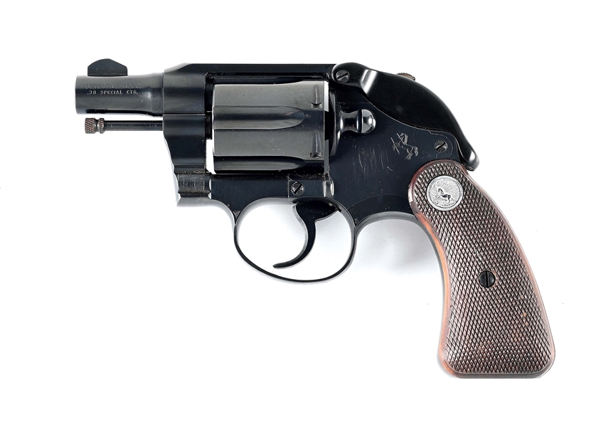 (C) COLT DETECTIVE SPECIAL DOUBLE ACTION REVOLVER WITH FACTORY LETTER & BOX (1965).