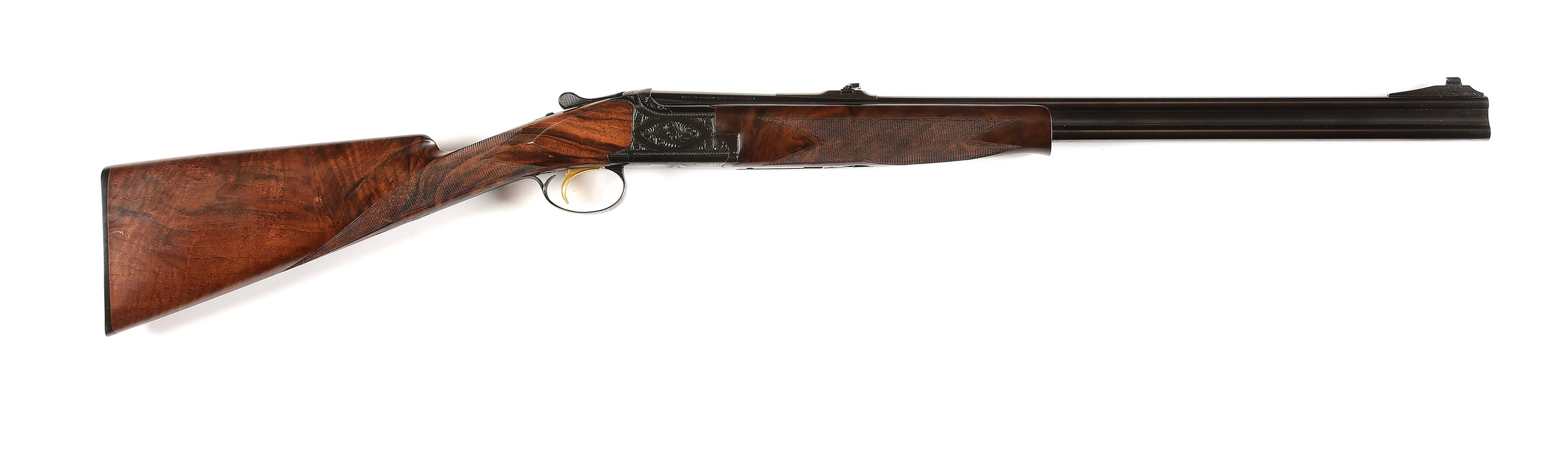 (M) BROWNING GRADE I CONTINENTAL .30-06 SUPERPOSED DOUBLE RIFLE.