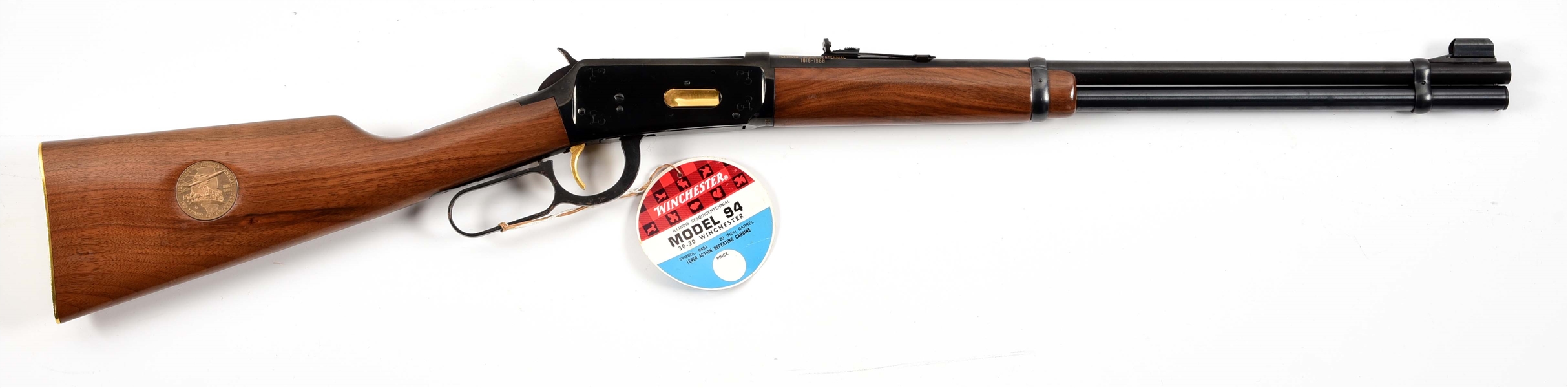 (M) WINCHESTER MODEL 94 LEVER ACTION RIFLE LAND OF LINCOLN COMMEMORATIVE 