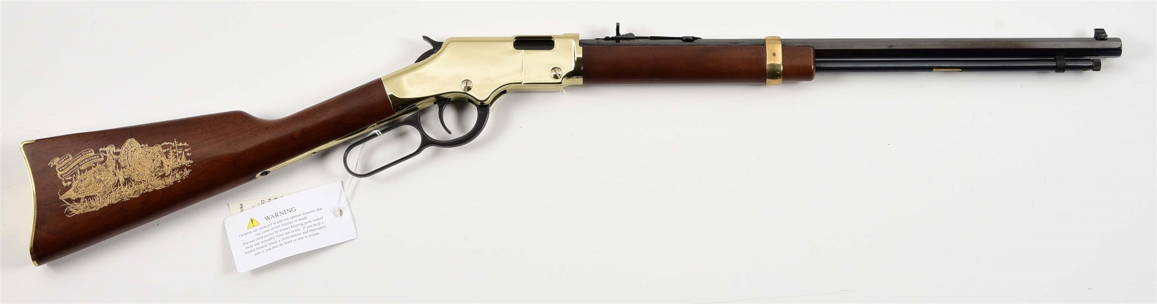 (M) HENRY GOLDEN BOY NWTF COMMEMORATIVE LEVER ACTION RIFLE IN .22 LR.