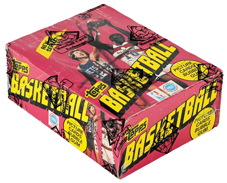 1981 TOPPS BASKETBALL WAX PACK BOX - 36 PACKS (BBCE).