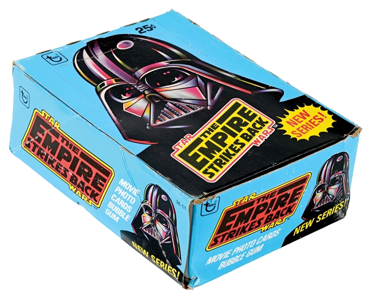 1980 TOPPS EMPIRE STRIKES BACK 2ND SERIES WAX PACK BOX - 36 PACKS.