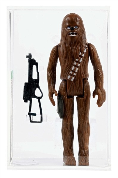 1977 KENNER STAR WARS CHEWBACCA LOOSE GRADED ACTION FIGURE AFA 85. 