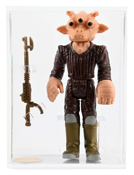 1983 KENNER STAR WARS REE-YEES "PAINTED HANDS" LOOSE GRADED ACTION FIGURE AFA 85+ GOLD LABEL.