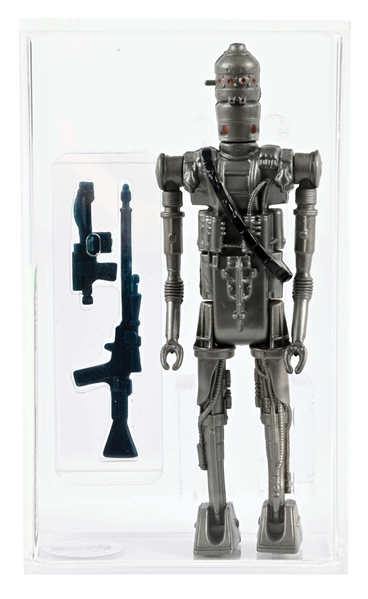 1980 STAR WARS IG-88 "SILVER HOLLOW EYES" LOOSE GRADED ACTION FIGURE AFA 80+. 