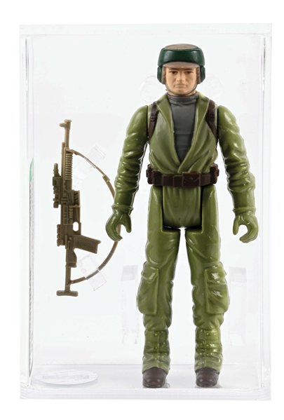 1983 STAR WARS REBEL COMMANDO "PAINTED FACE" LOOSE GRADED ACTION FIGURE AFA 85. 