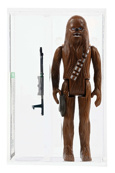 1977 STAR WARS CHEWBACCA LOOSE GRADED ACTION FIGURE AFA 85. 