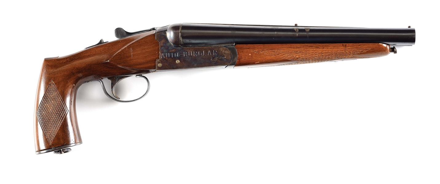 (N) NEAL E. SMITH / HOLLAND FIREARMS AUTO-BURGLAR SXS 20 BORE SHOTGUN (ANY OTHER WEAPON).