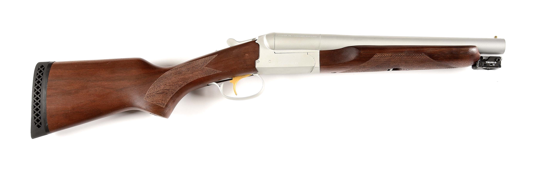 (N) HATCHER GUN CO. COACHGUN II 12 BORE SXS SHOTGUN (SHORT BARREL SHOTGUN).