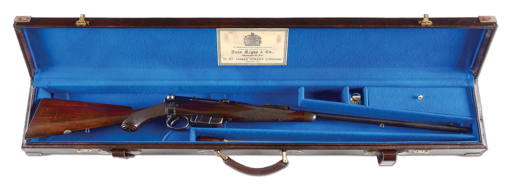 (C) JOHN RIGBY & CO. LEE-SPEED BOLT ACTION RIFLE.
