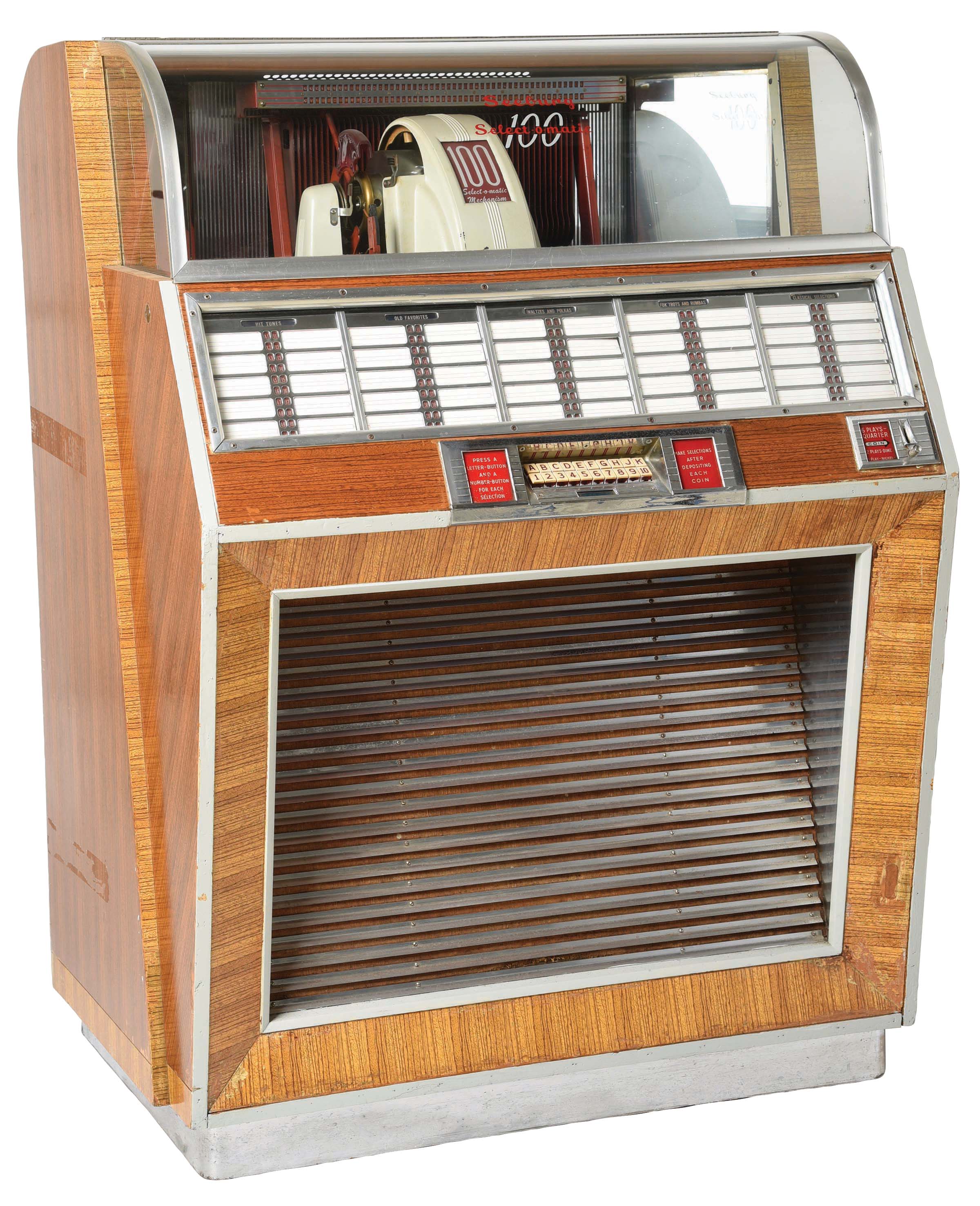 Lot Detail - SEEBURG MODEL 100R JUKEBOX.