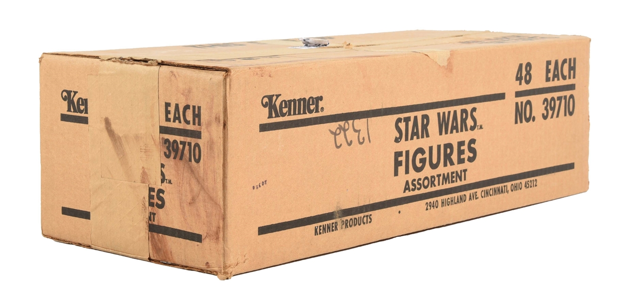 ORIGINAL KENNER STAR WARS FIGURES CASE BOXES.