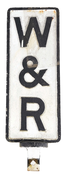 RAILROAD SIGN.