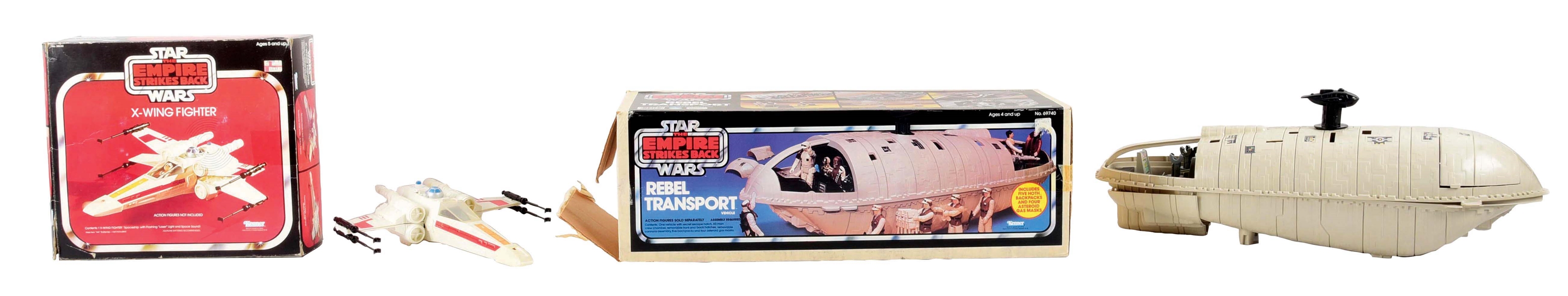 LOT OF 2: KENNER STAR WARS "THE EMPIRE STRIKES BACK" VEHICLE TOYS.