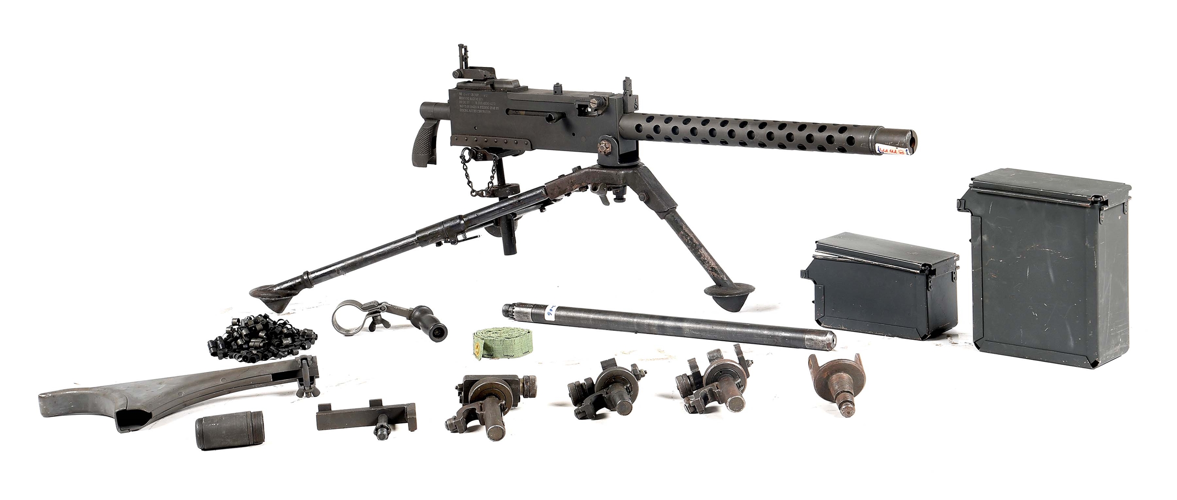 (M) ALWAYS DESIRABLE MCGI ISRAELI 1919A4 SEMI-AUTOMATIC RIFLE WITH NICE ASSORTMENT OF ACCESSORIES.