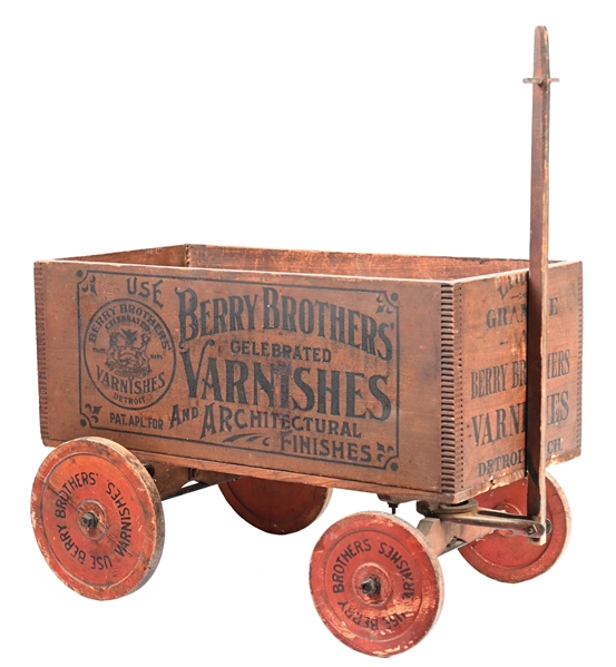 BARRY BROTHERS PAINTS AND VARNISHES ADVERTISING WAGON.
