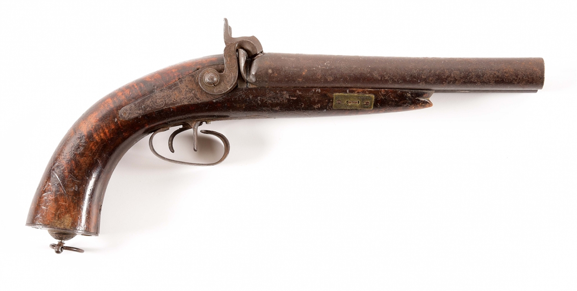 (A) CONTINENTAL PERCUSSION HOWDAH PISTOL.