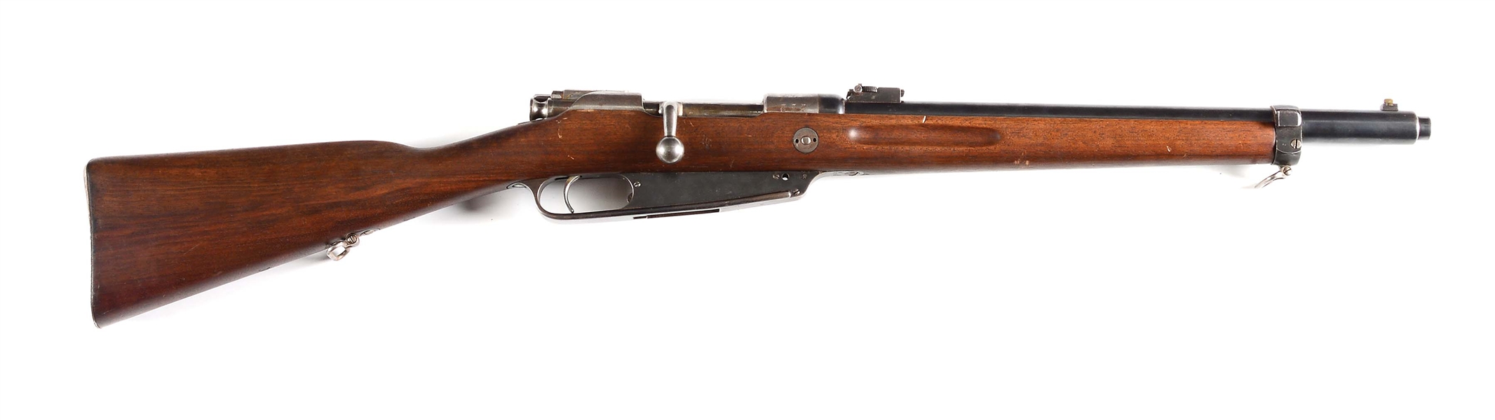 (A) UNUSUAL COMMERCIALLY PROOFED GEWEHR 88 BOLT ACTION CARBINE.