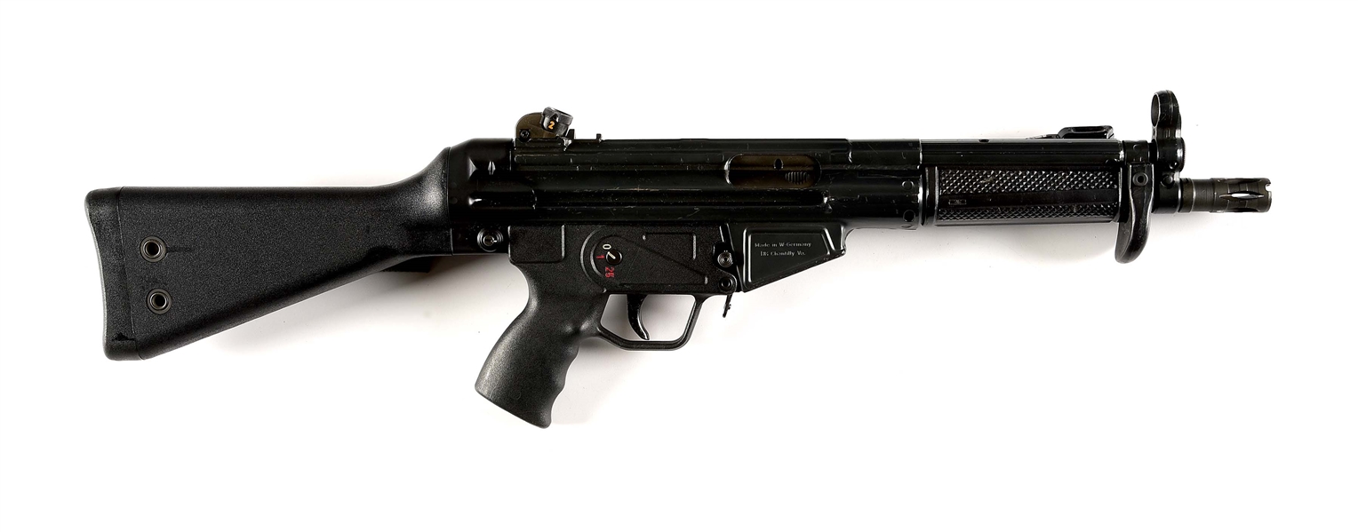 (N) HECKLER & KOCH HK53A2 MACHINE GUN WITH BETA 100-ROUND BETA DRUM MAGAZINE (PRE-86 DEALER SAMPLE).