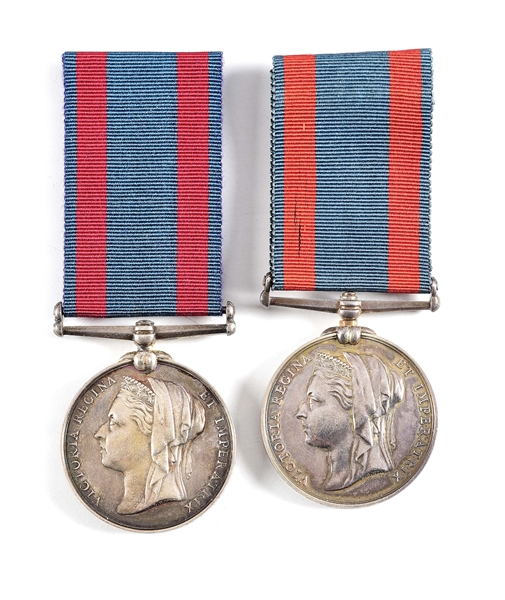 LOT OF 2: NAMED BRITISH NORTH WEST CANADA MEDALS.