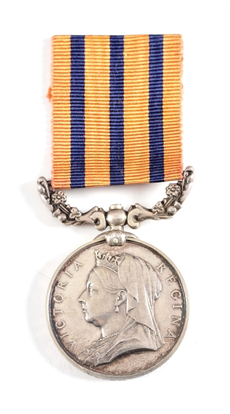 NAMED BRITISH SOUTH AFRICA COMPANY MEDAL WITH MATABELELAND 1893 REVERSE.