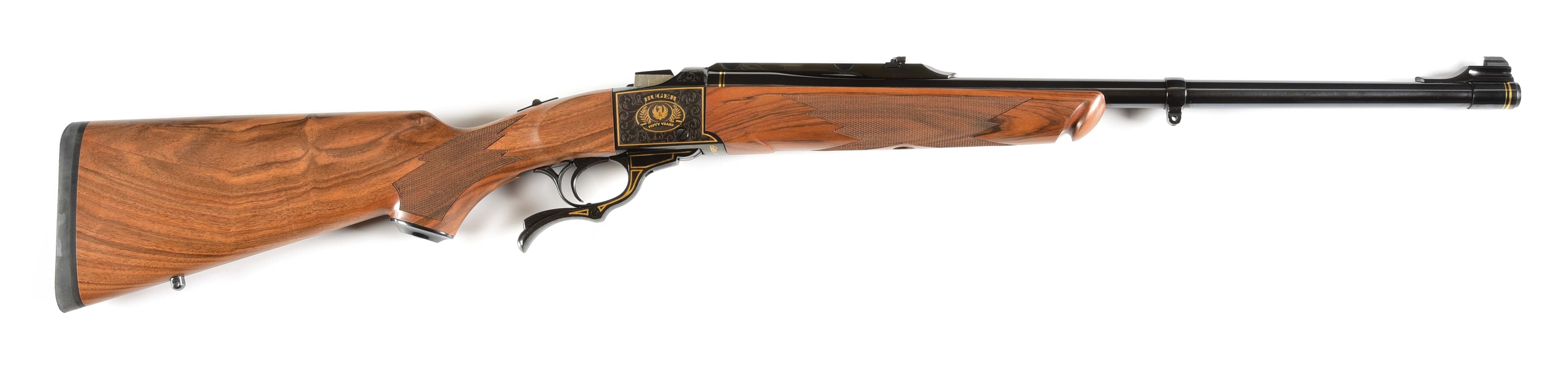 (M) RUGER NO. 1 50TH ANNIVERSARY SINGLE SHOT RIFLE IN .45-70.