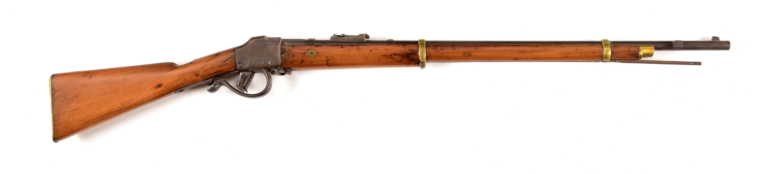 (A) M1870 COLUMBIAN SINGLE SHOT RIFLE.