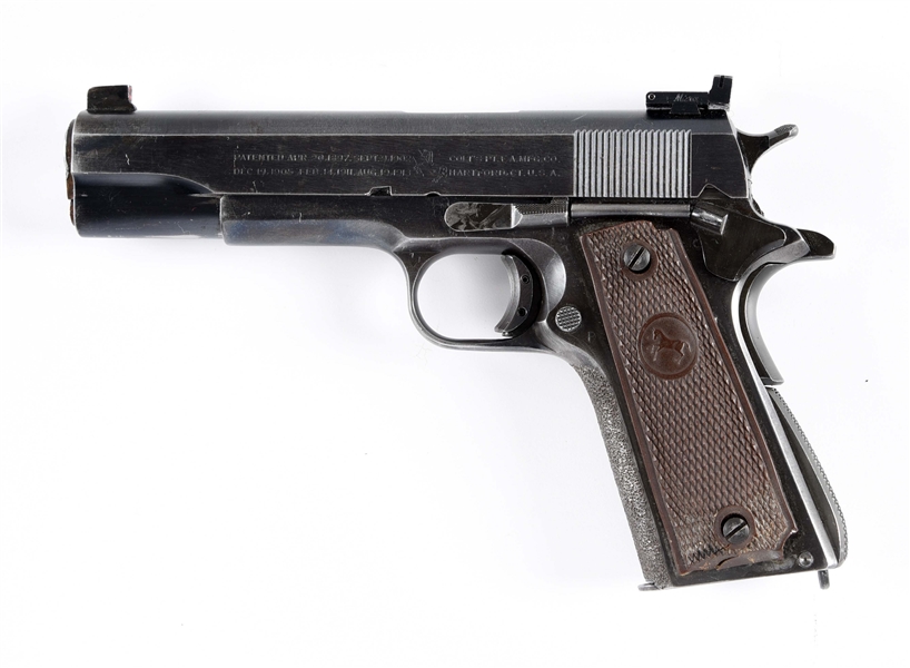 (C) COLT 1911A1 SEMIAUTOMATIC PISTOL.