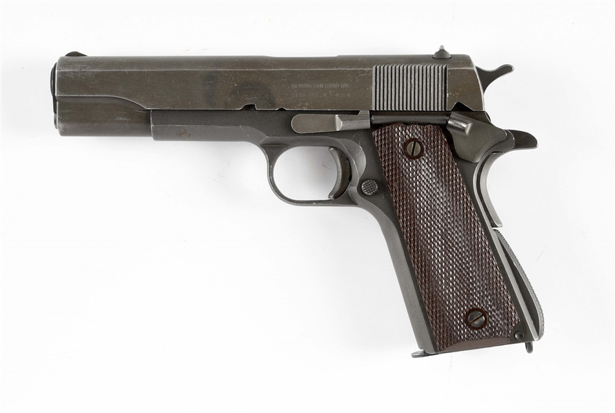 (C) 1943 ITHACA MODEL 1911A1 WITH REMINGTON RAND SLIDE