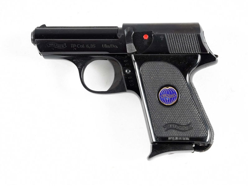 (C) WALTHER TP .25 ACP SEMI-AUTOMATIC PISTOL WITH BOX.