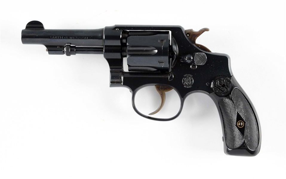 (C) SMITH & WESSON .32 HAND EJECTOR THIRD MODEL DOUBLE ACTION REVOLVER IN BOX.