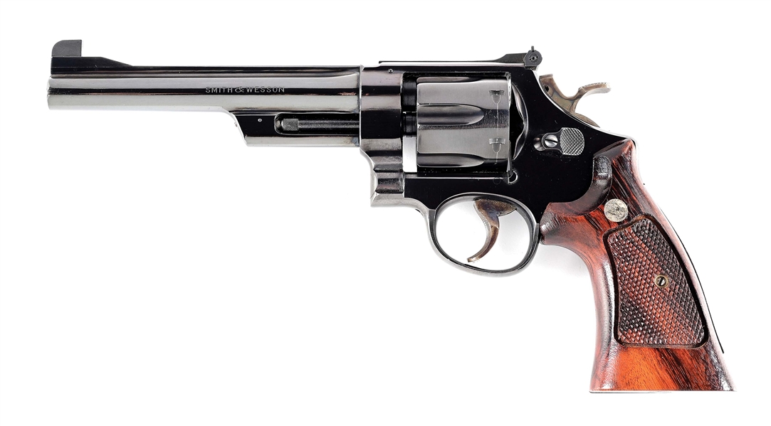 (C) SMITH & WESSON MODEL 1950 .44 SPECIAL TARGET DOUBLE ACTION REVOLVER.