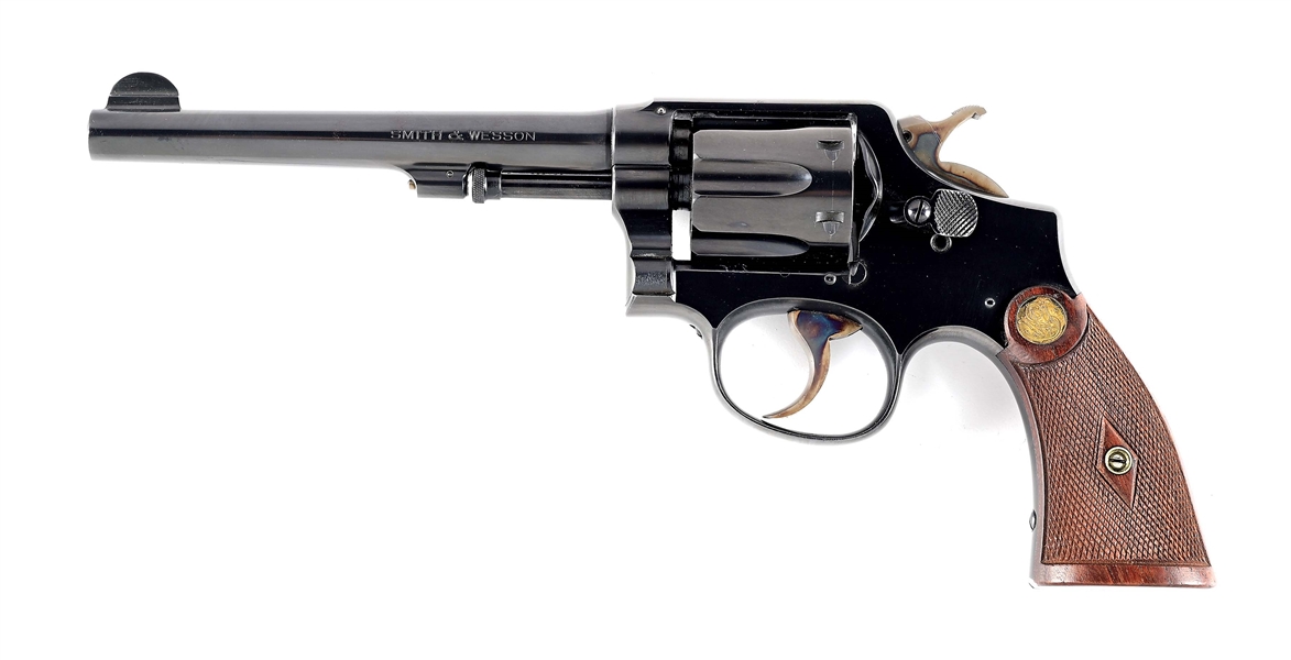 (C) EXTREMELY FINE SMITH & WESSON MILITARY & POLICE MODEL OF 1905 4TH CHANGE .38 SPECIAL DOUBLE ACTION REVOLVER WITH BOX.