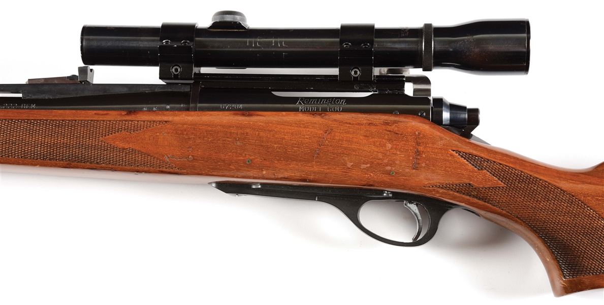 Lot Detail - (C) REMINGTON MODEL 600 BOLT ACTION RIFLE.