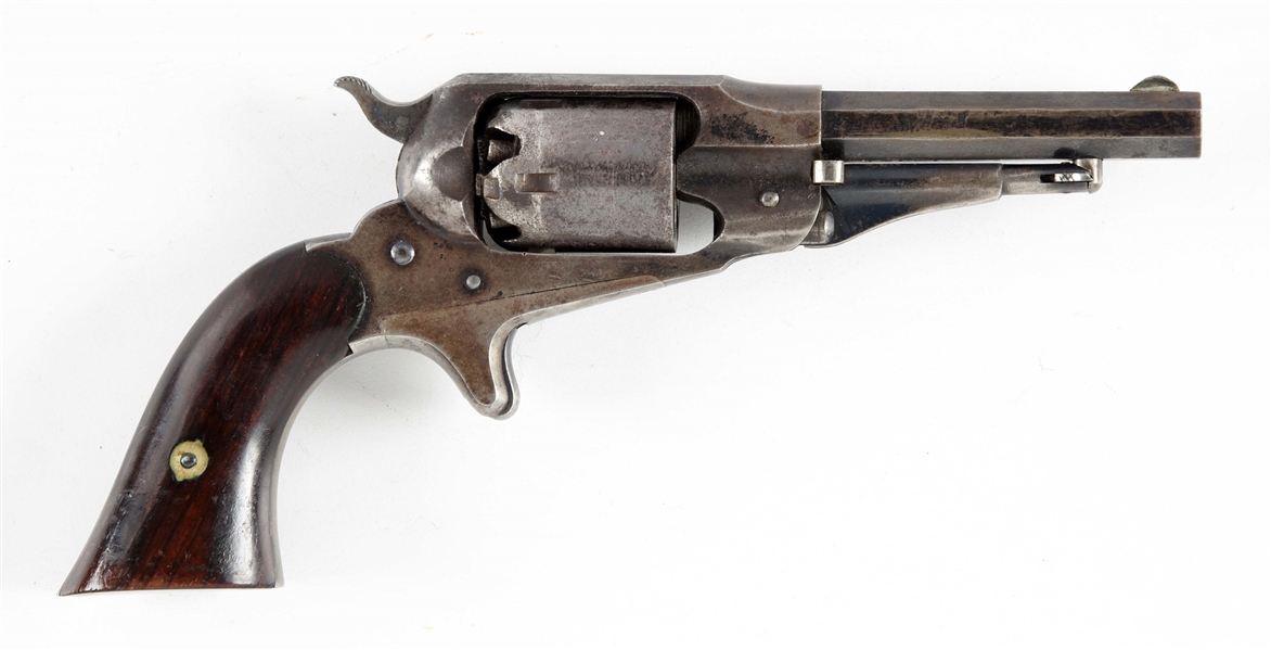 (A) REMINGTON NEW MODEL POCKET REVOLVER.